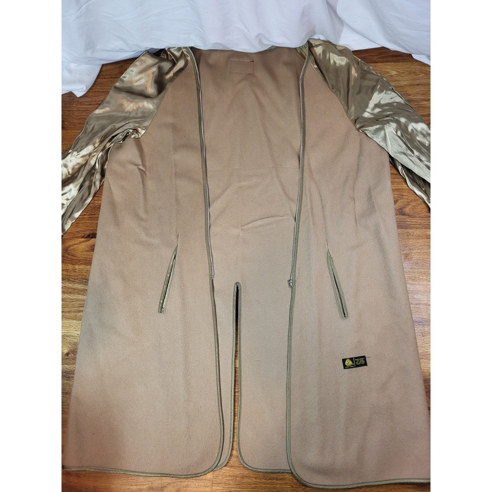Vtge Barneys Mens Beige 100% Wool Size 52‎ XL Coat Liner Only